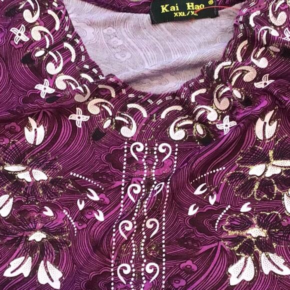 Kai Hao Top Purple with front details - Picture 3 of 7